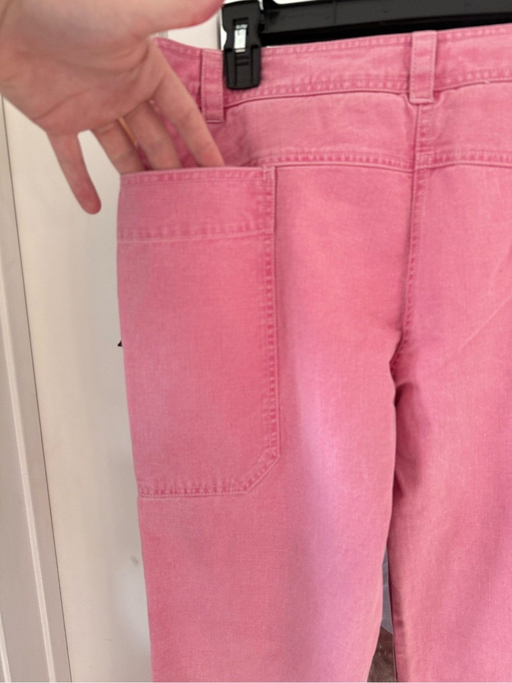 Weekend Max Mara Women’s Pink Cotton Straight Leg Pants Size 12 NWT - Picture 8 of 8